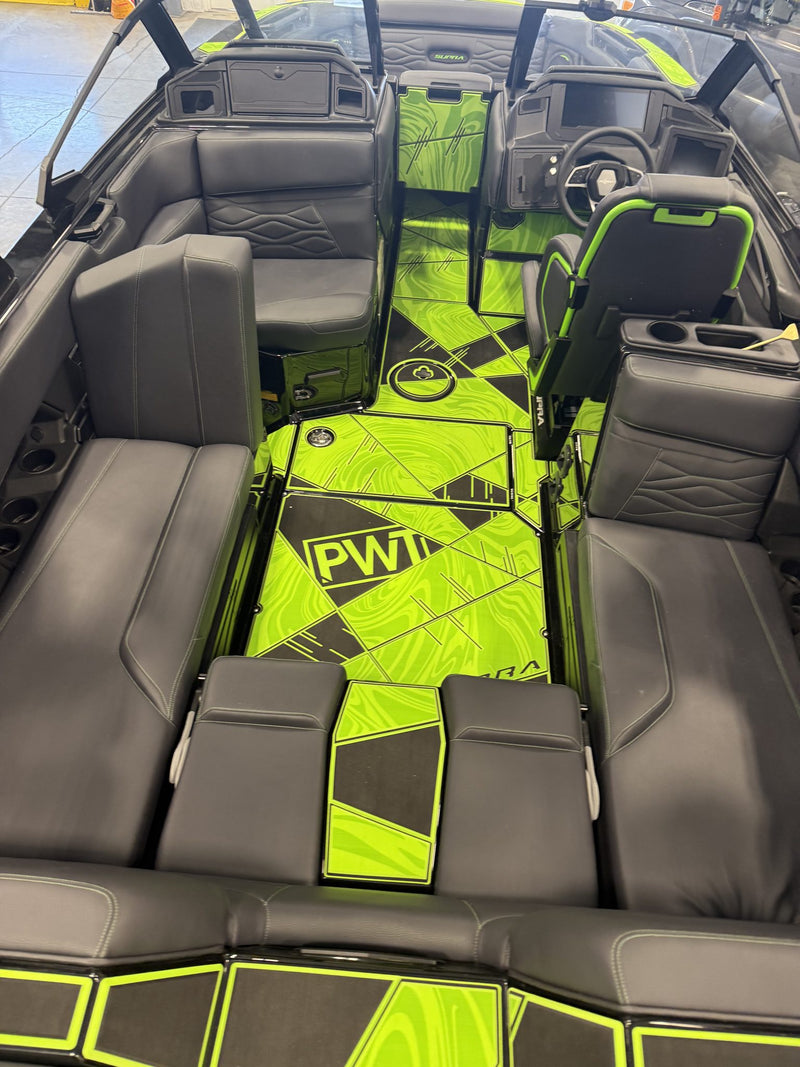 GatorStep flooring install — Lakebound Marine, Knoxville TN