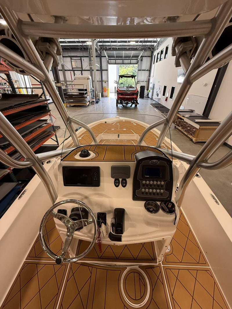 GatorStep flooring install — Lakebound Marine, Knoxville TN