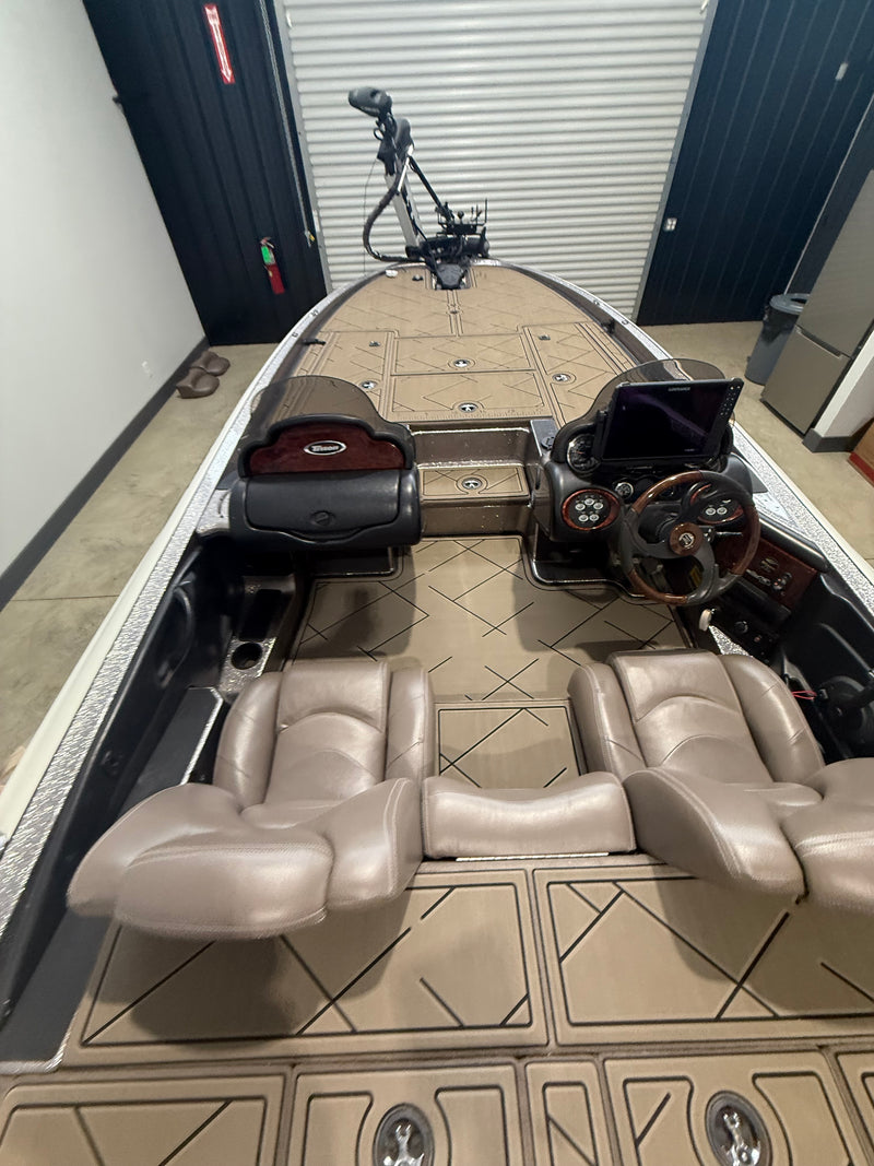 GatorStep EVA foam deck on a fishing boat — Lakebound Marine, Knoxville TN