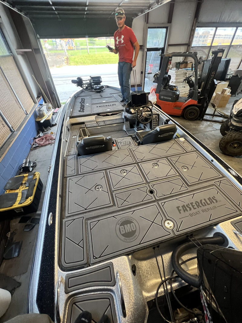 GatorStep flooring install — Lakebound Marine, Knoxville TN